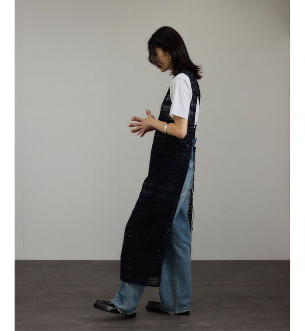 SALON adam et rope'「【WEB限定】コットンレースロングワンピース」|ワンピース|