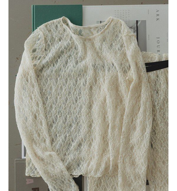 SALON adam et rope'「レースシアートップス［ストレッチ］」|その他|