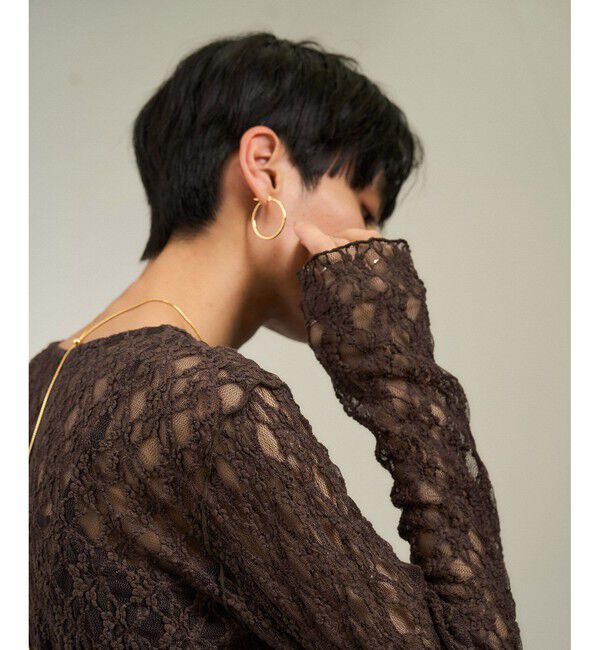 SALON adam et rope'「レースシアートップス［ストレッチ］」|その他|