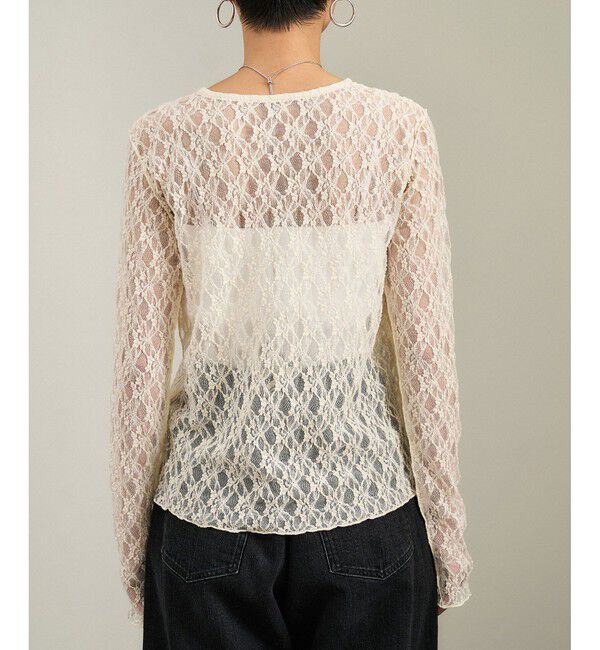 SALON adam et rope'「レースシアートップス［ストレッチ］」|その他|