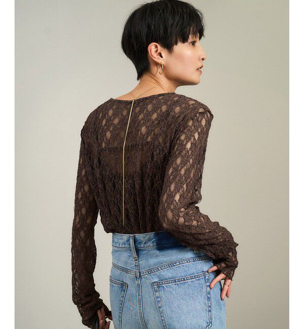 SALON adam et rope'「レースシアートップス［ストレッチ］」|その他|