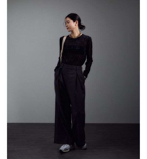 SALON adam et rope'「シアーフォグベロアL/TEE」|Tシャツ・カットソー|