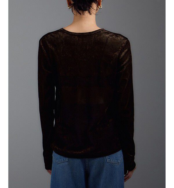 SALON adam et rope'「シアーフォグベロアL/TEE」|Tシャツ・カットソー|