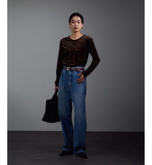 SALON adam et rope'「シアーフォグベロアL/TEE」|Tシャツ・カットソー|