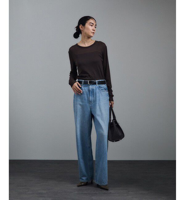 SALON adam et rope'「【WEB限定】シアーウールロングスリーブブルオーバー」|Tシャツ・カットソー|