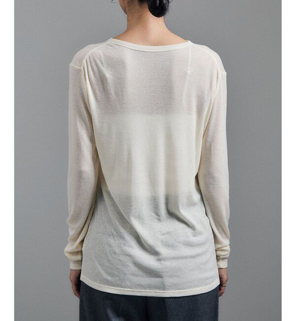 SALON adam et rope'「【WEB限定】シアーウールロングスリーブブルオーバー」|Tシャツ・カットソー|