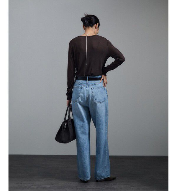 SALON adam et rope'「【WEB限定】シアーウールロングスリーブブルオーバー」|Tシャツ・カットソー|