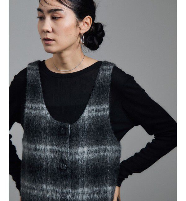 SALON adam et rope'「【WEB限定】シアーウールロングスリーブブルオーバー」|Tシャツ・カットソー|