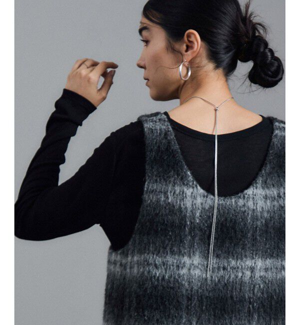 SALON adam et rope'「【WEB限定】シアーウールロングスリーブブルオーバー」|Tシャツ・カットソー|