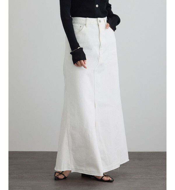 SALON adam et rope'「【WEB限定】リメイクライクデニムスカート」|スカート|