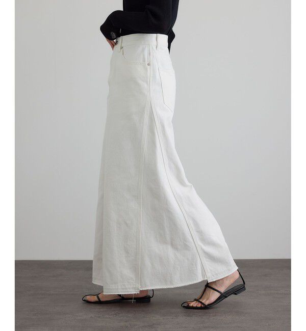 SALON adam et rope'「【WEB限定】リメイクライクデニムスカート」|スカート|