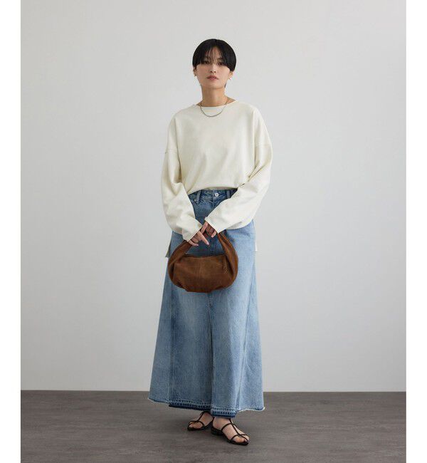 SALON adam et rope'「【WEB限定】リメイクライクデニムスカート」|スカート|