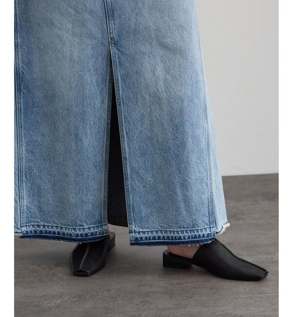 SALON adam et rope'「【WEB限定】リメイクライクデニムスカート」|スカート|