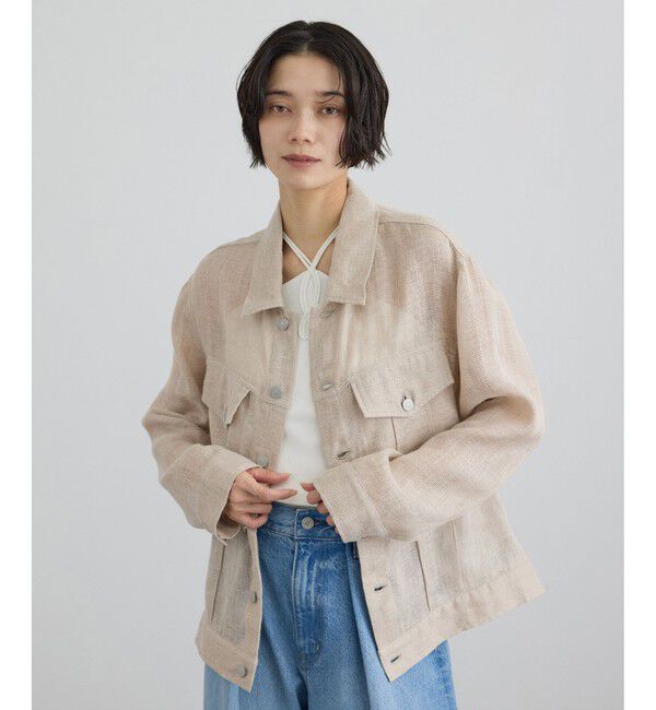 SALON adam et rope'「リネンカラミシアーGジャン」|その他|