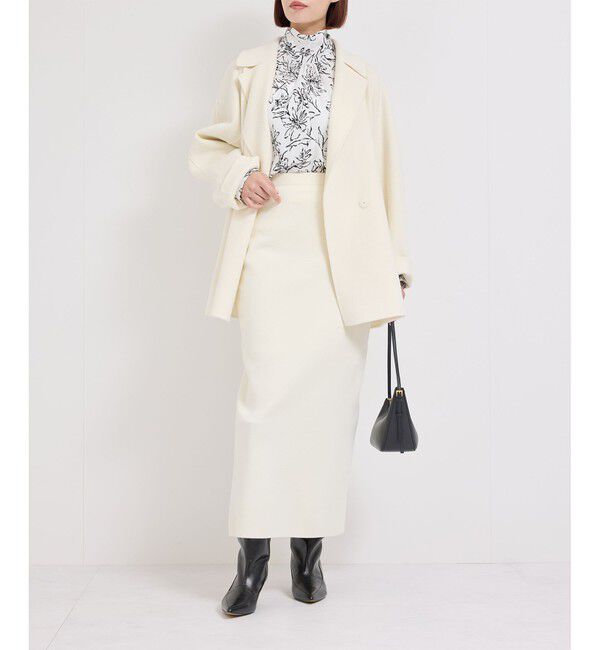 ROPE「ハンドフラワーバックタイブラウス/セットアップ対応」|シャツ・ブラウス|