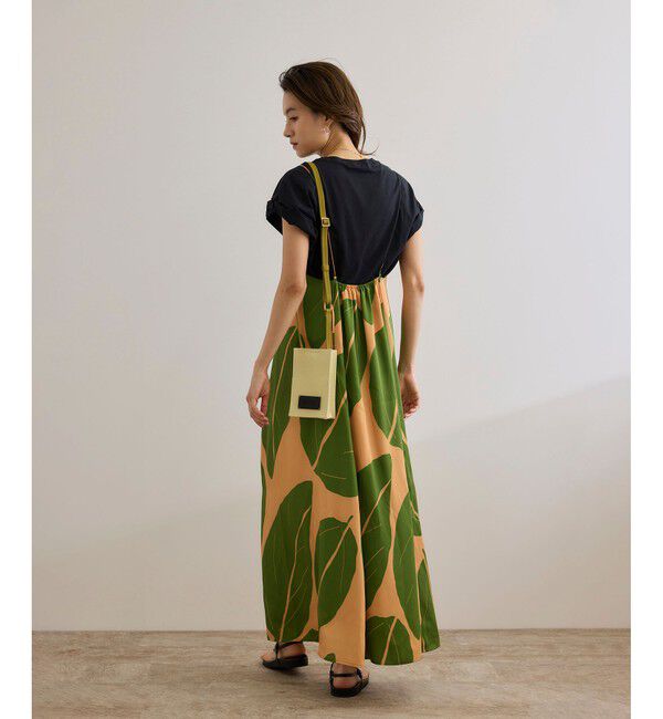 ROPE「【洗える】エクスペンド リーフキャミワンピース【DEVEAUX（デヴォー）】」|ワンピース|