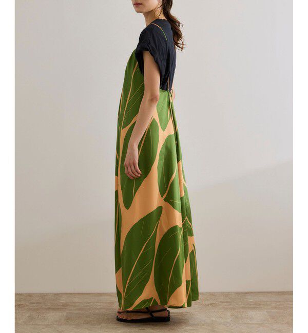 ROPE「【洗える】エクスペンド リーフキャミワンピース【DEVEAUX（デヴォー）】」|ワンピース|