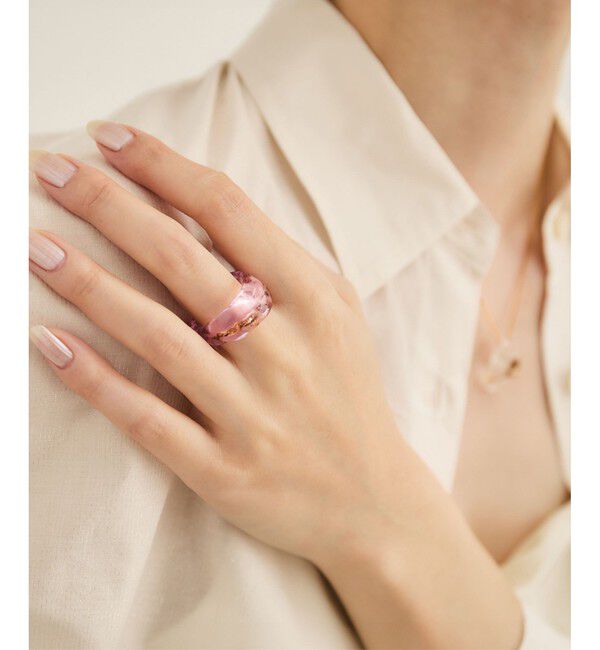 ROPE「【LUCE MACCHIA（ルーチェマッキア）】 別注 Glass Ring」|リング|