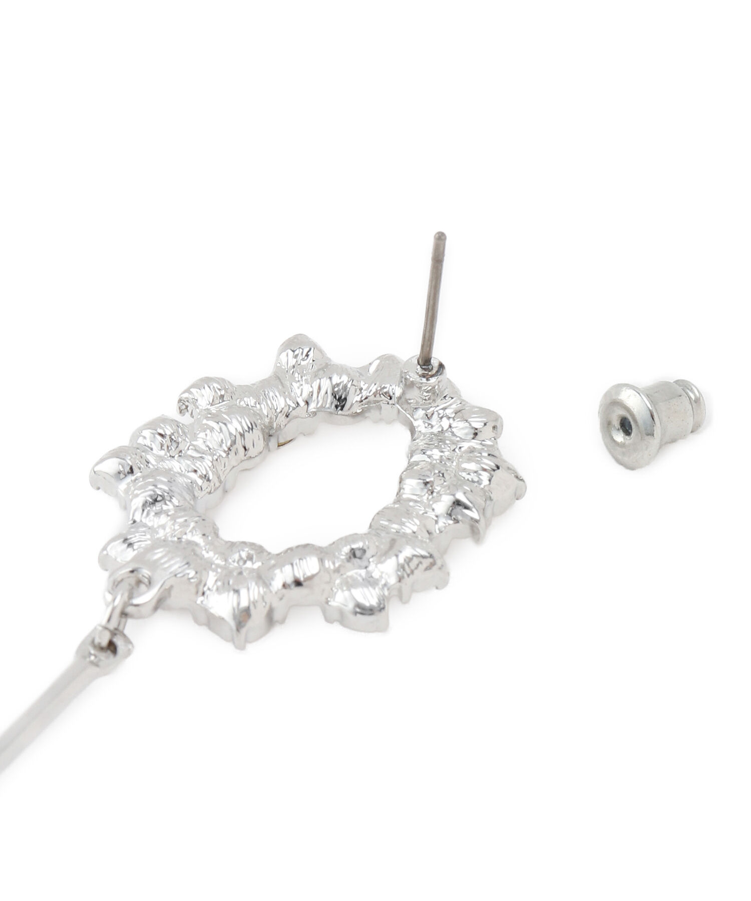 VIS「オーバルビジュー淡水パールピアス」|ピアス|