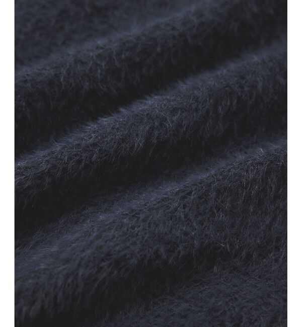 VIS「フラワーモチーフフェザーシアーニット」|ニット・セーター|