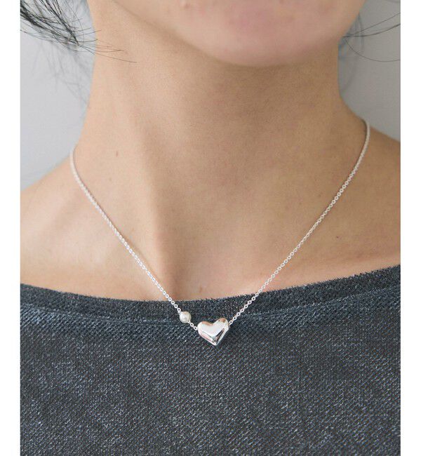 VIS「ハートポイントネックレス」|ネックレス|シルバー(93)