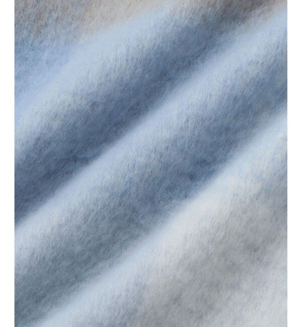 VIS「ふわふわフリンジチェックマフラー/静電気防止」|マフラー|