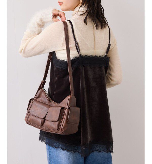 VIS「ベロアレースキャミチュニック」|チュニック|