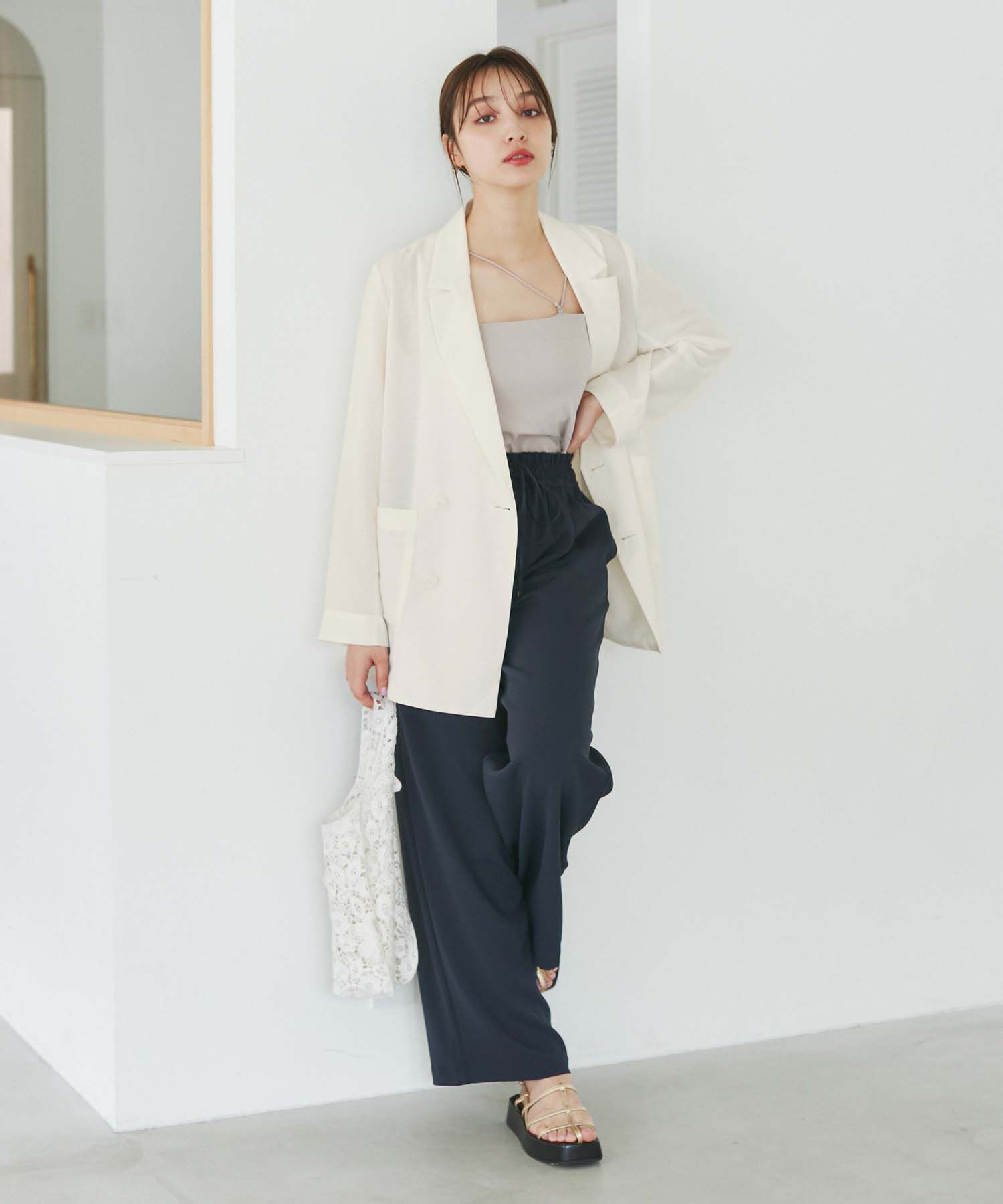 Rope&rsquo;Picnic「シアージャケット」|テーラードジャケット|