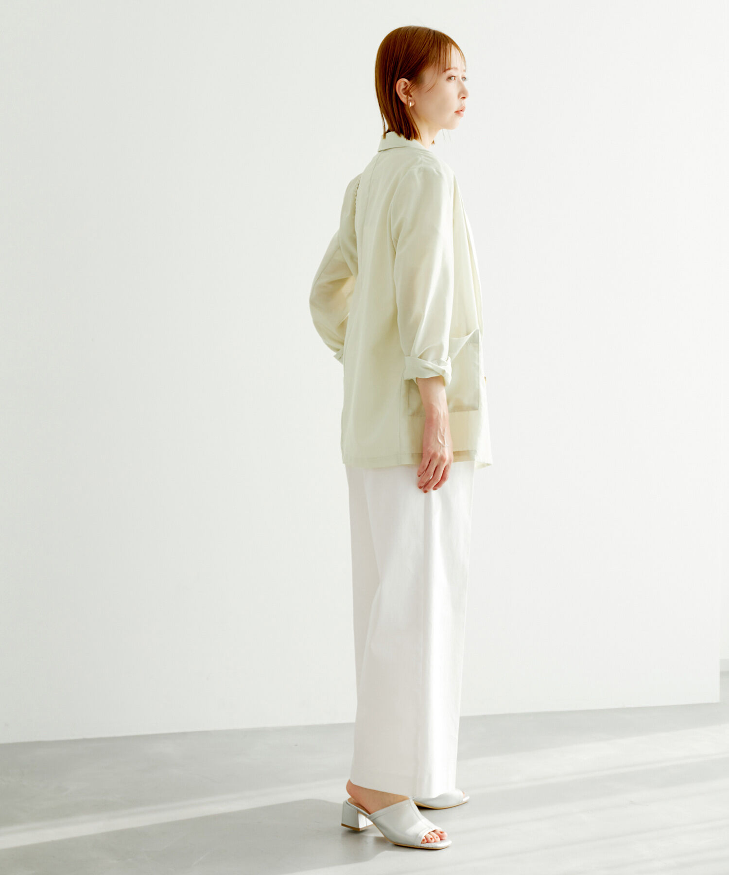 Rope&rsquo;Picnic「シアージャケット」|テーラードジャケット|