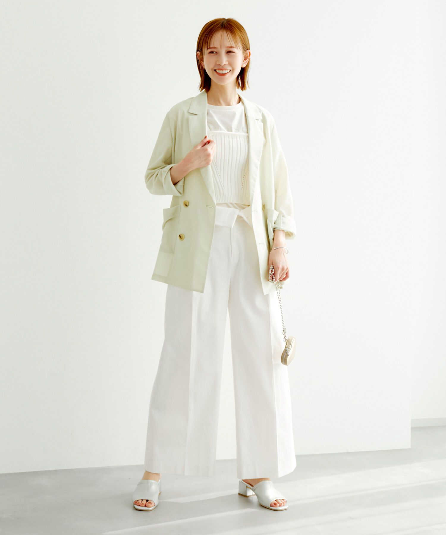 Rope&rsquo;Picnic「シアージャケット」|テーラードジャケット|