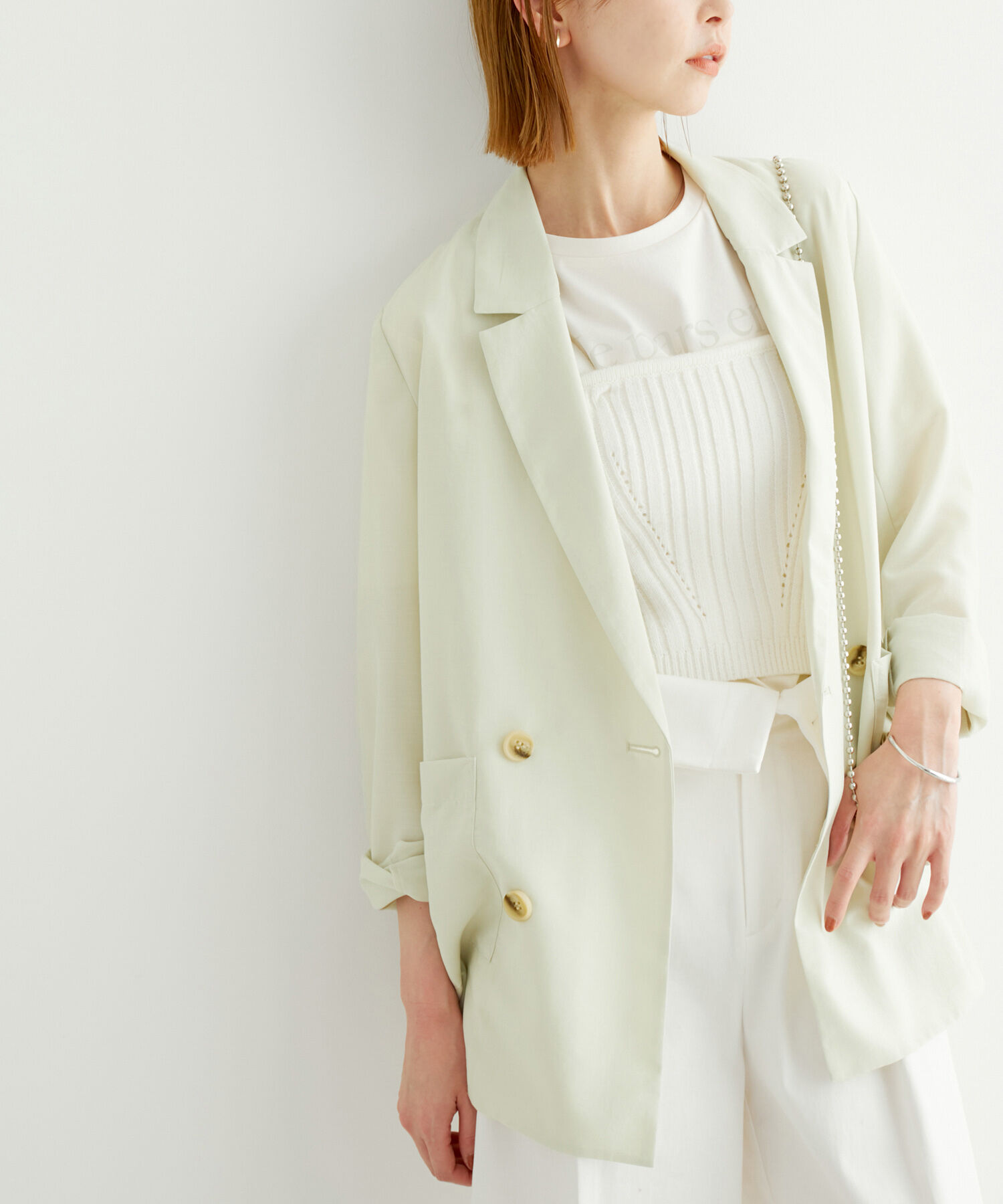 Rope&rsquo;Picnic「シアージャケット」|テーラードジャケット|