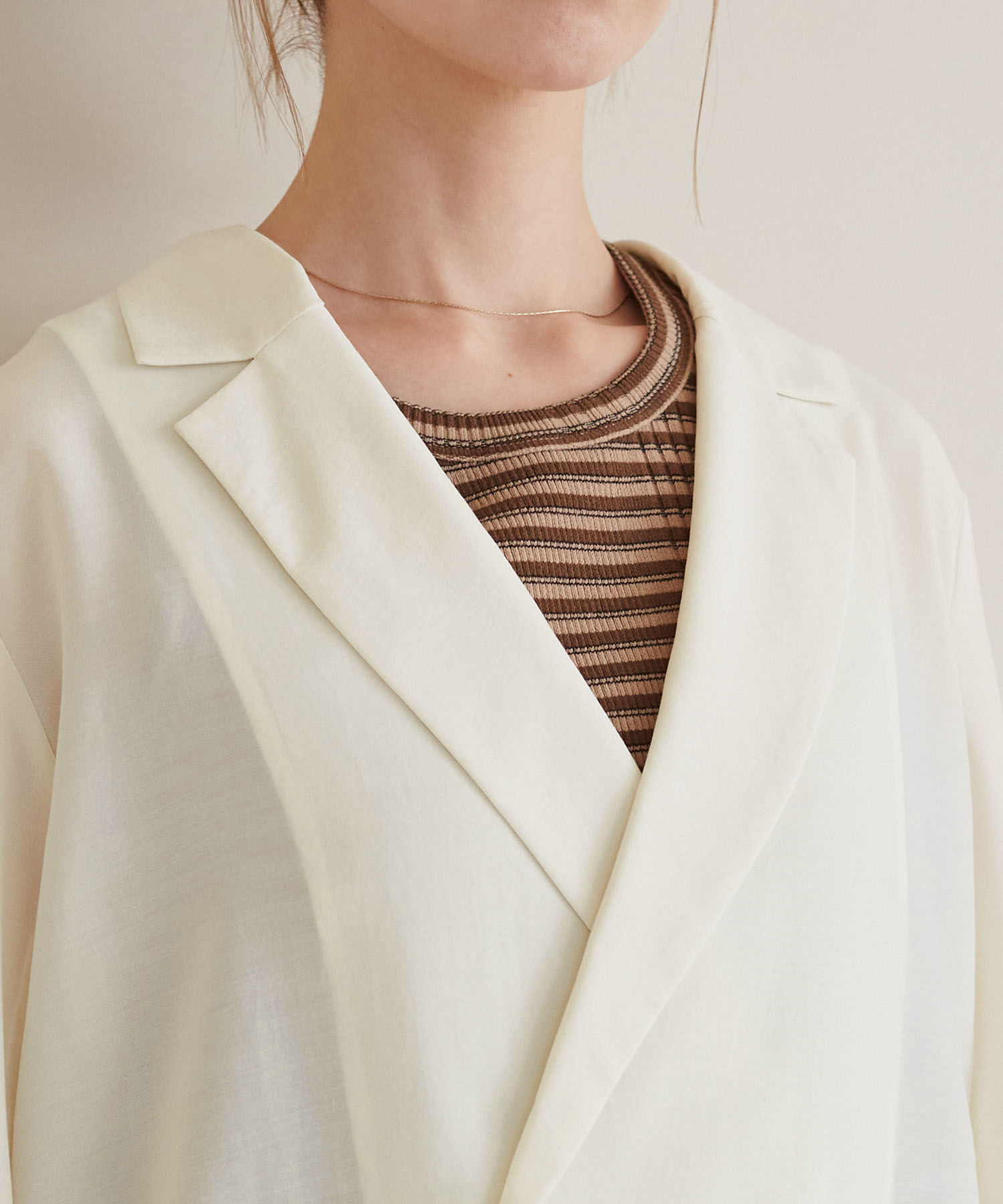 Rope&rsquo;Picnic「シアージャケット」|テーラードジャケット|