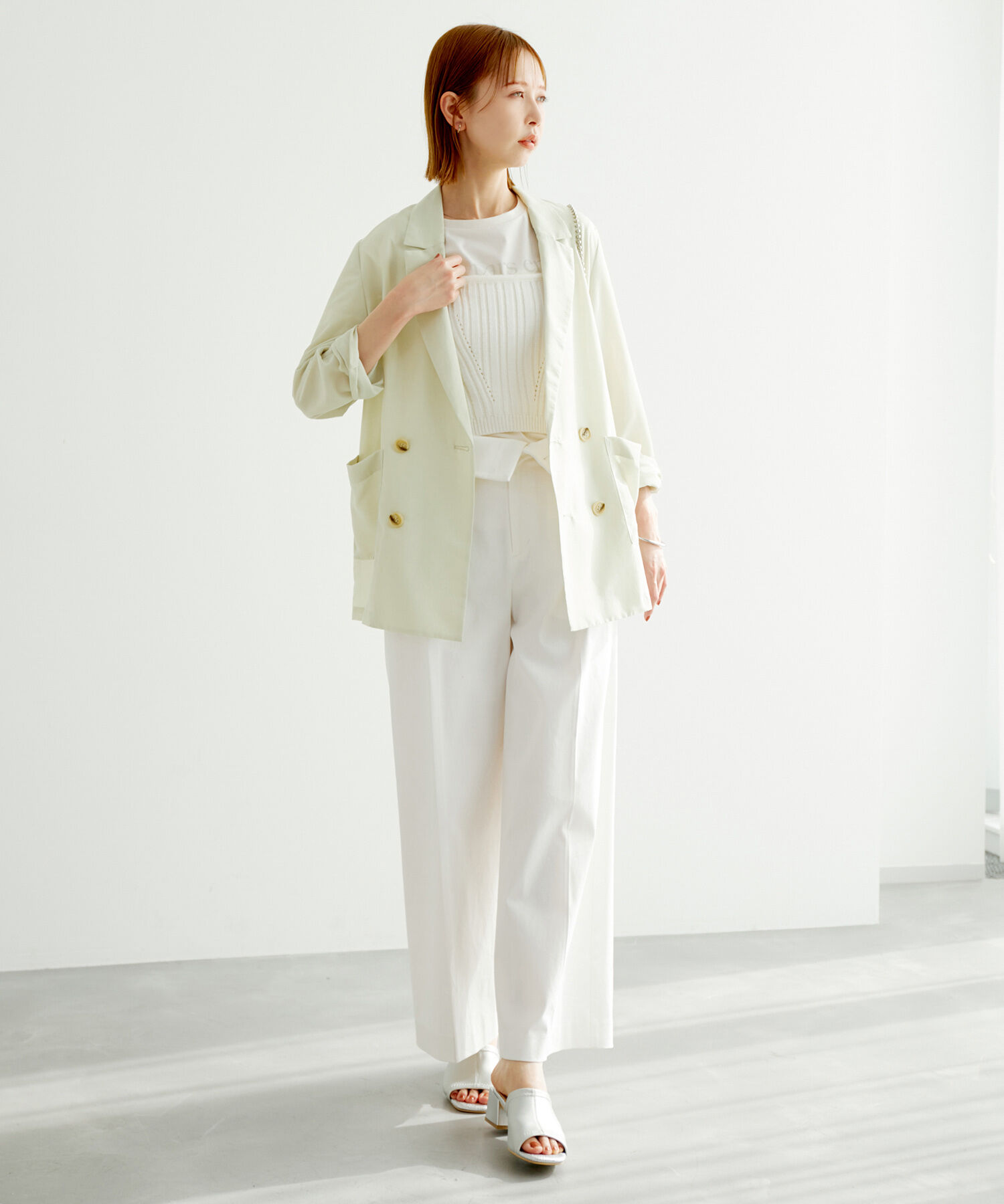 Rope&rsquo;Picnic「シアージャケット」|テーラードジャケット|