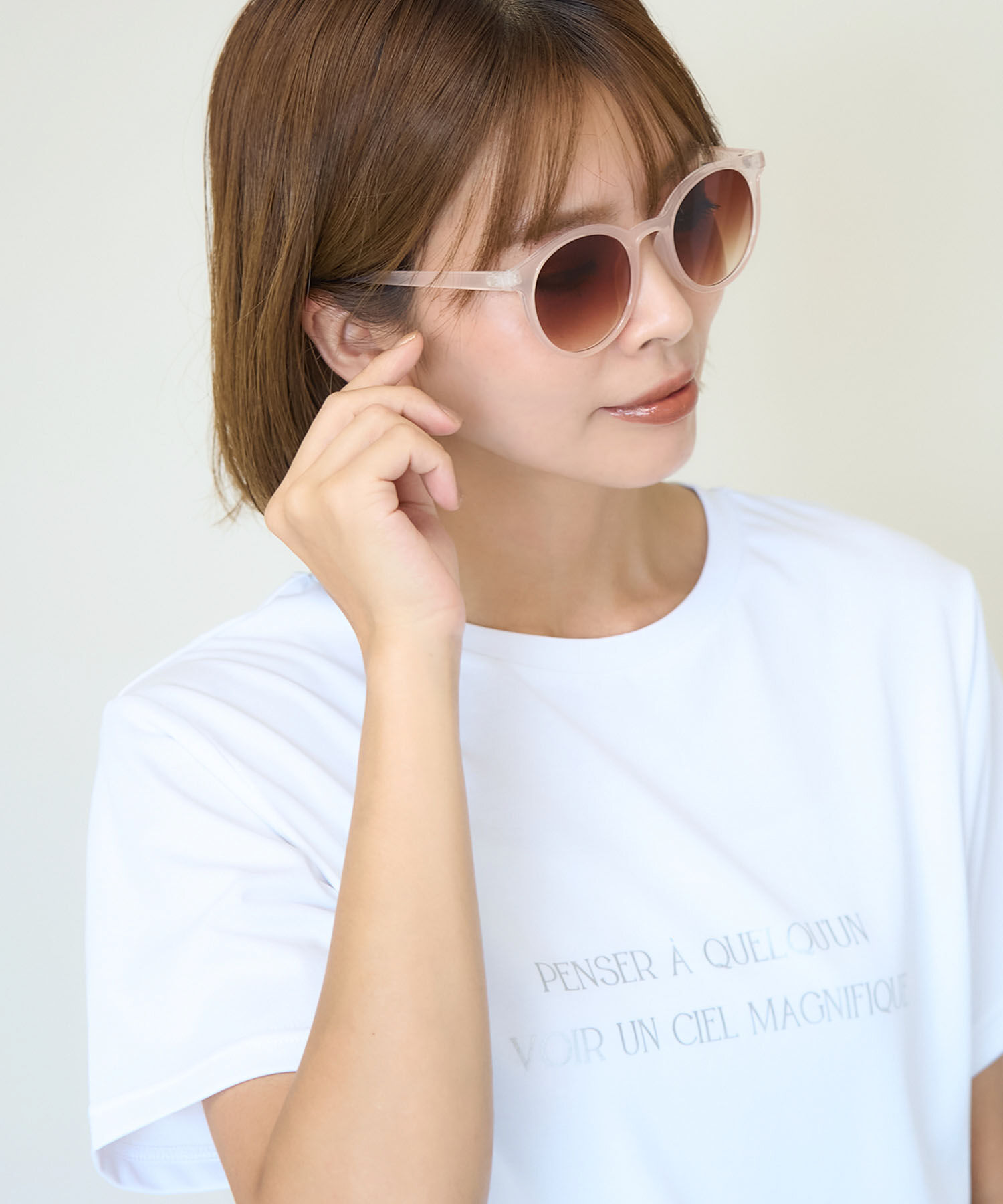 ROPE PICNIC PASSAGE「ケース付きアイウエア」|サングラス|ピンク(63)