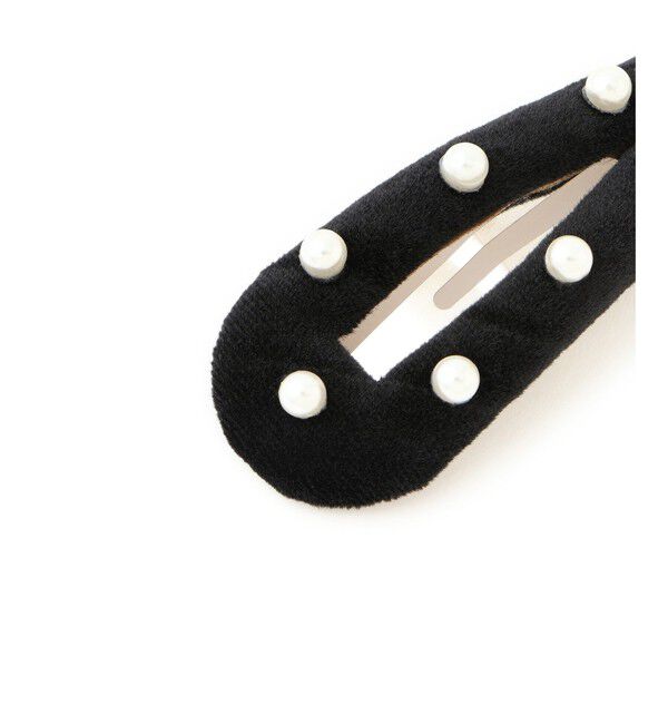 ROPE PICNIC PASSAGE「パール付きベロアパテッドスリーピン」|その他|