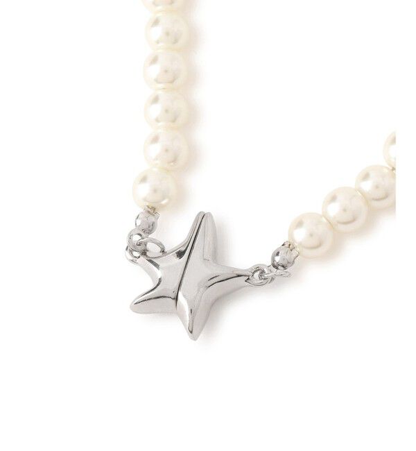 ROPE PICNIC PASSAGE「スターモチーフマグネットガラスパールネックレス」|ネックレス|