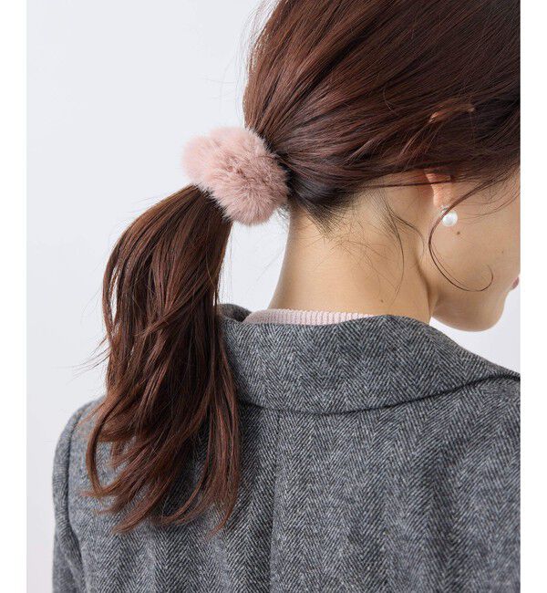 ROPE PICNIC PASSAGE「ふわふわフェイクファーシュシュ」|ヘアゴム・シュシュ|