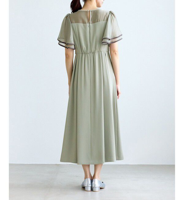 Rope&rsquo;Picnic「【Mon E&rsquo;toile/モンエトワール】フレア袖ビスチェデザインワンピース」|ドレス|