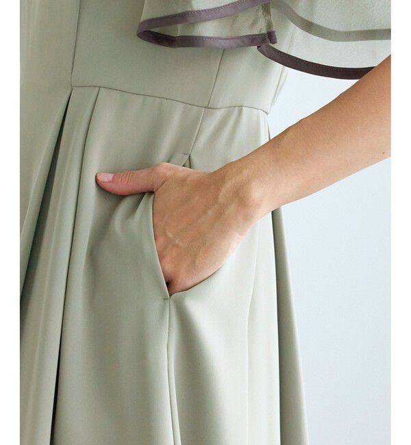 Rope&rsquo;Picnic「【Mon E&rsquo;toile/モンエトワール】フレア袖ビスチェデザインワンピース」|ドレス|