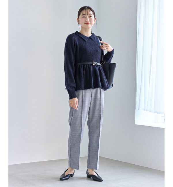 Rope&rsquo;Picnic「アンゴラ混ペプラムニット」|ニット・セーター|