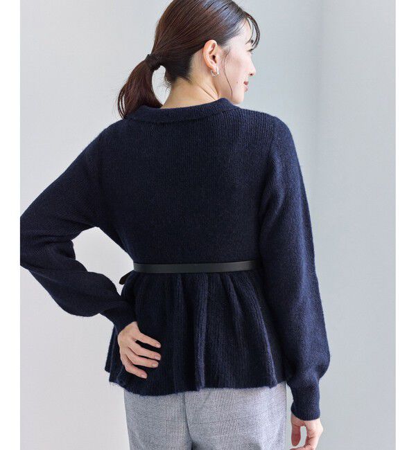 Rope&rsquo;Picnic「アンゴラ混ペプラムニット」|ニット・セーター|