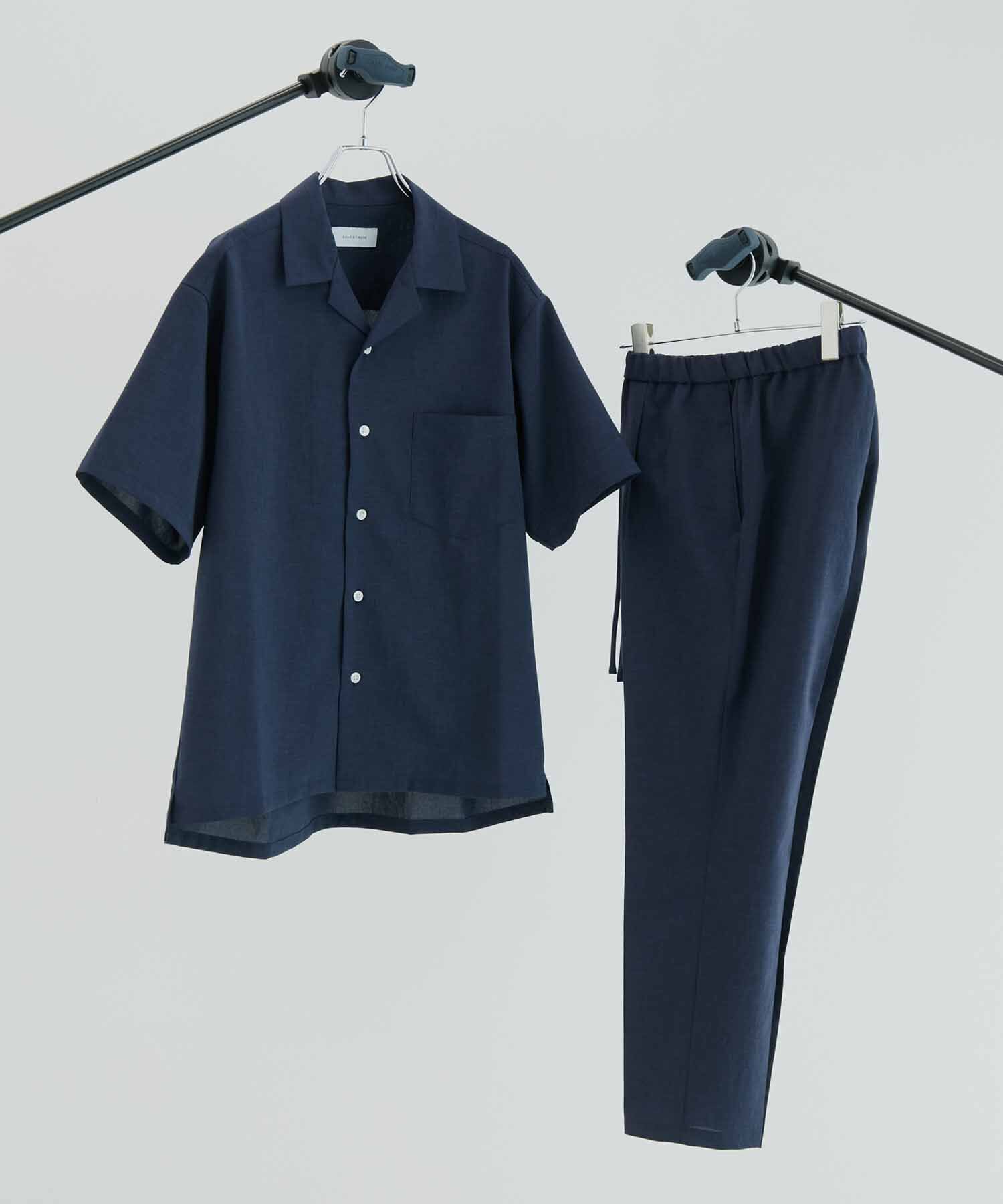 ADAM ET ROPE'「オープンカラーシャツ＆イージーパンツ セットアップ/イージーケア/吸水速乾」|スーツ|