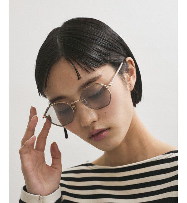 ADAM ET ROPE'「オクタゴンメタルフレームUVカットグラス」|サングラス|