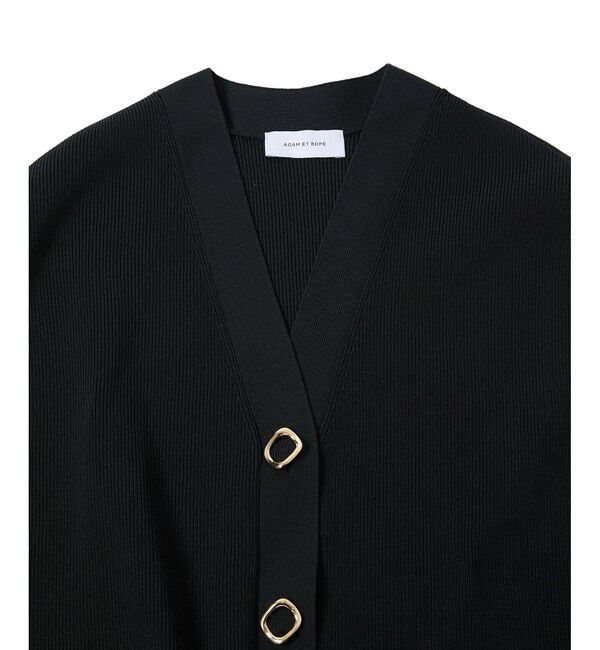 ADAM ET ROPE'「【サステナブル】ミドルニットジレ」|ベスト・ジレ|