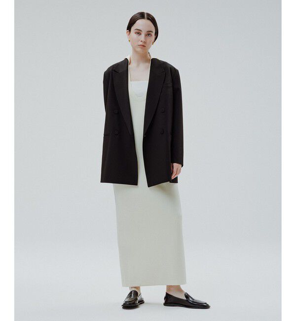 ADAM ET ROPE'「【サステナブル】ダブルブレストジャケット」|テーラードジャケット|