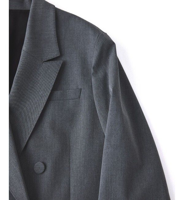 ADAM ET ROPE'「【サステナブル】ダブルブレストジャケット」|テーラードジャケット|