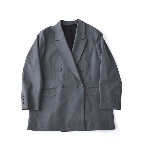 ADAM ET ROPE'「【サステナブル】ダブルブレストジャケット」|テーラードジャケット|