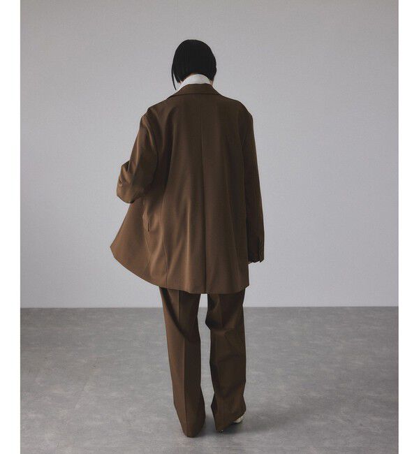 ADAM ET ROPE'「【サステナブル】ダブルブレストジャケット」|テーラードジャケット|