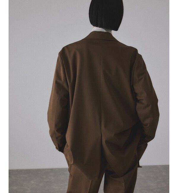 ADAM ET ROPE'「【サステナブル】ダブルブレストジャケット」|テーラードジャケット|