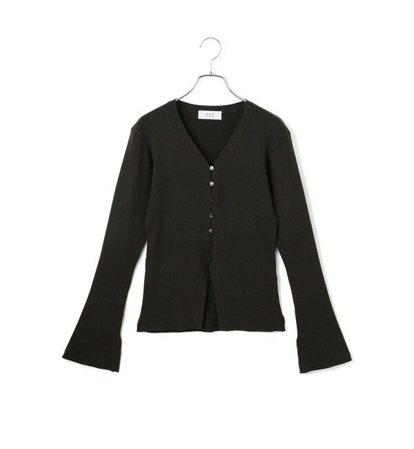 ADAM ET ROPE'「【WEB限定】エコベロVネックカーディガン」|カーディガン|